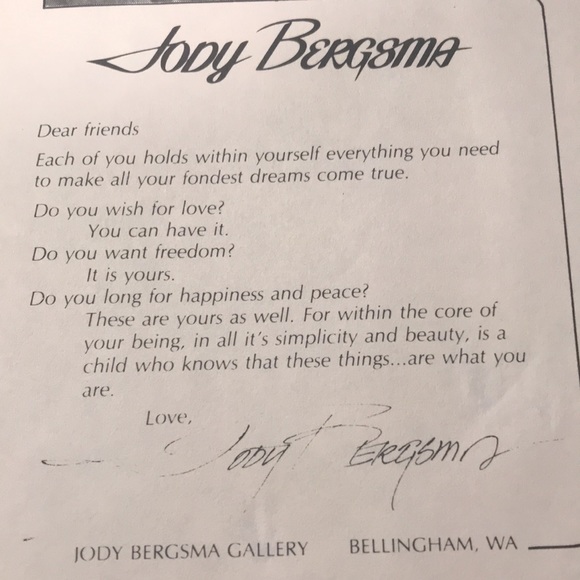 Set Of 3 Jody Bergsma Prints 2 Signed Vintage - Picture 12 of 16